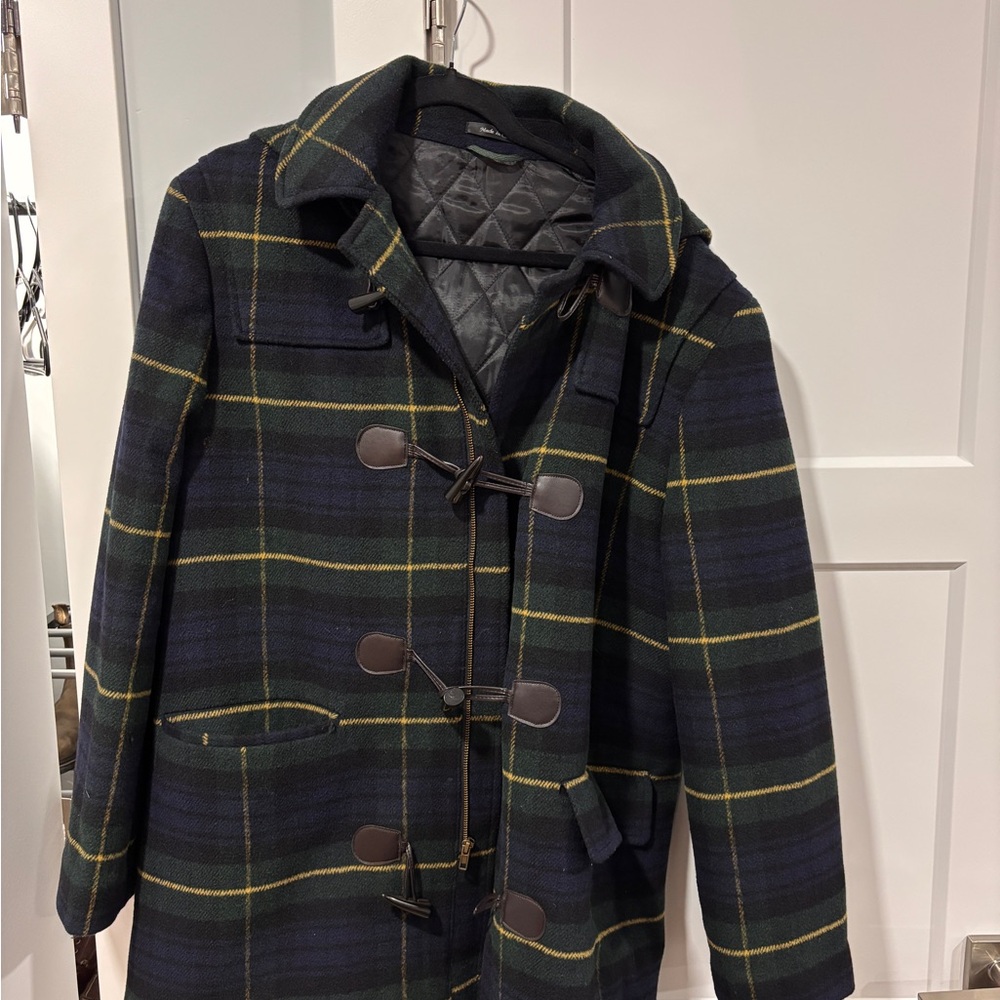 Lauren by Ralph Lauren Plaid Duffle Coat